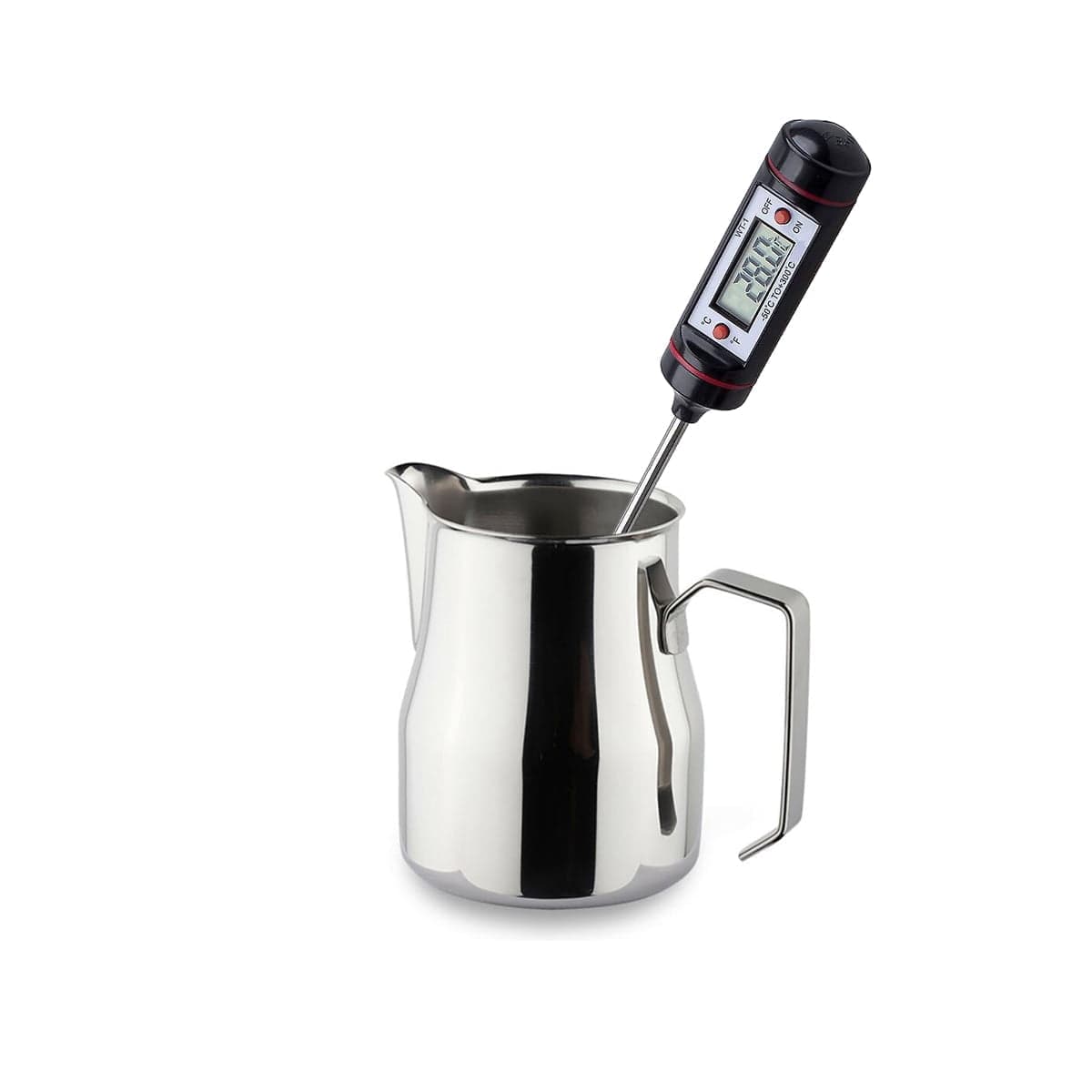 מדחום דיגיטלי לחלב עם קליפס